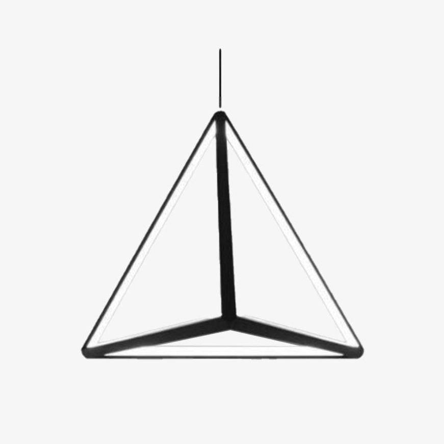 Luminária pendente LED com design de pirâmide Novidade