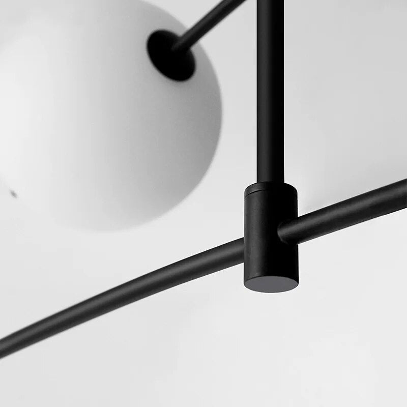 Lustre de design de ramo minimalista nórdico