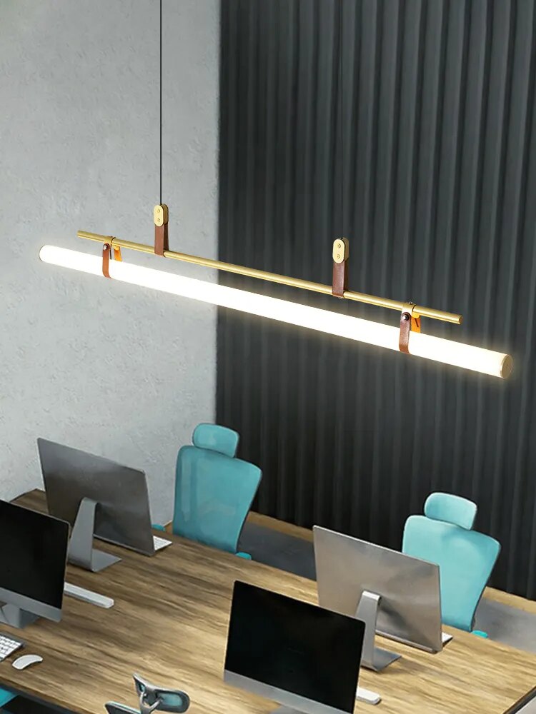 Luminária pendente minimalista para sala de jantar