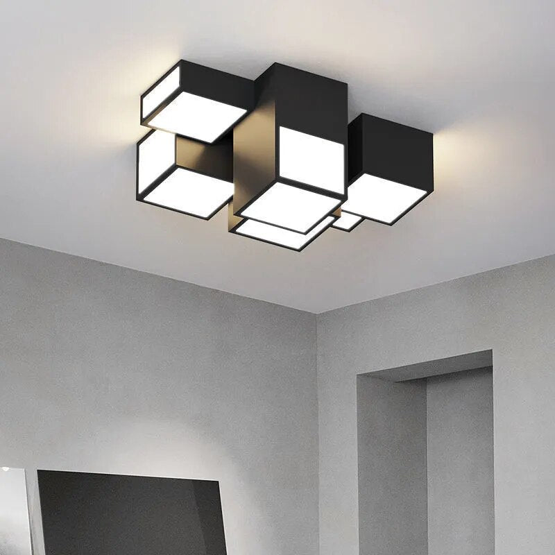 Lustre LED minimalista para iluminação interior da cozinha