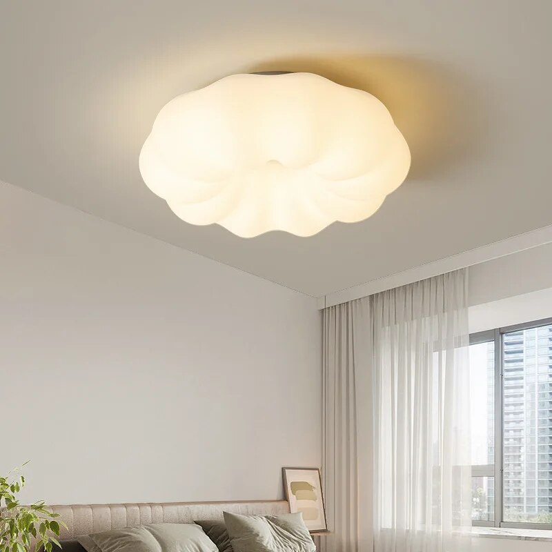 Luz de teto LED moderna em forma de nuvem