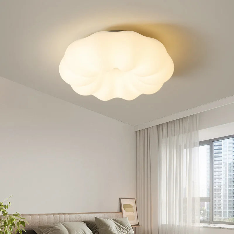 Moderno quarto interior em nuvem decorativa com luz de teto LED
