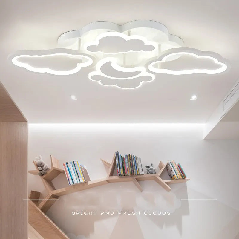 Luzes de teto para quarto infantil Berçário LED Princess Baby