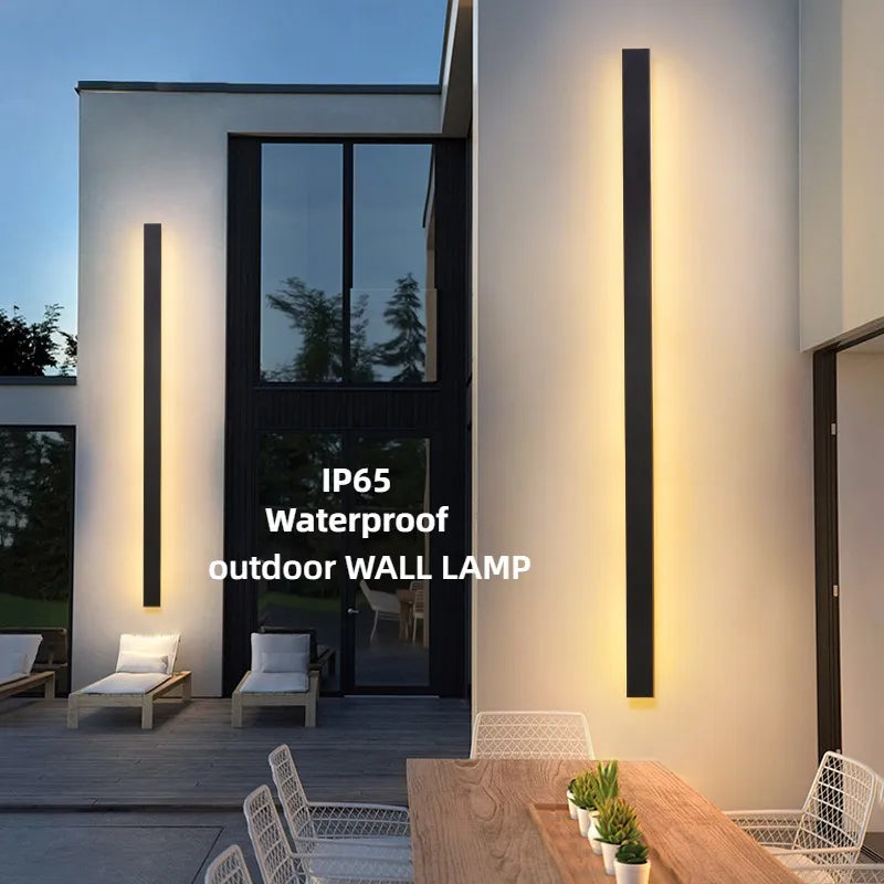 Luz de parede led ip65 à prova d'água, jardim, interior, quarto, sala de estar