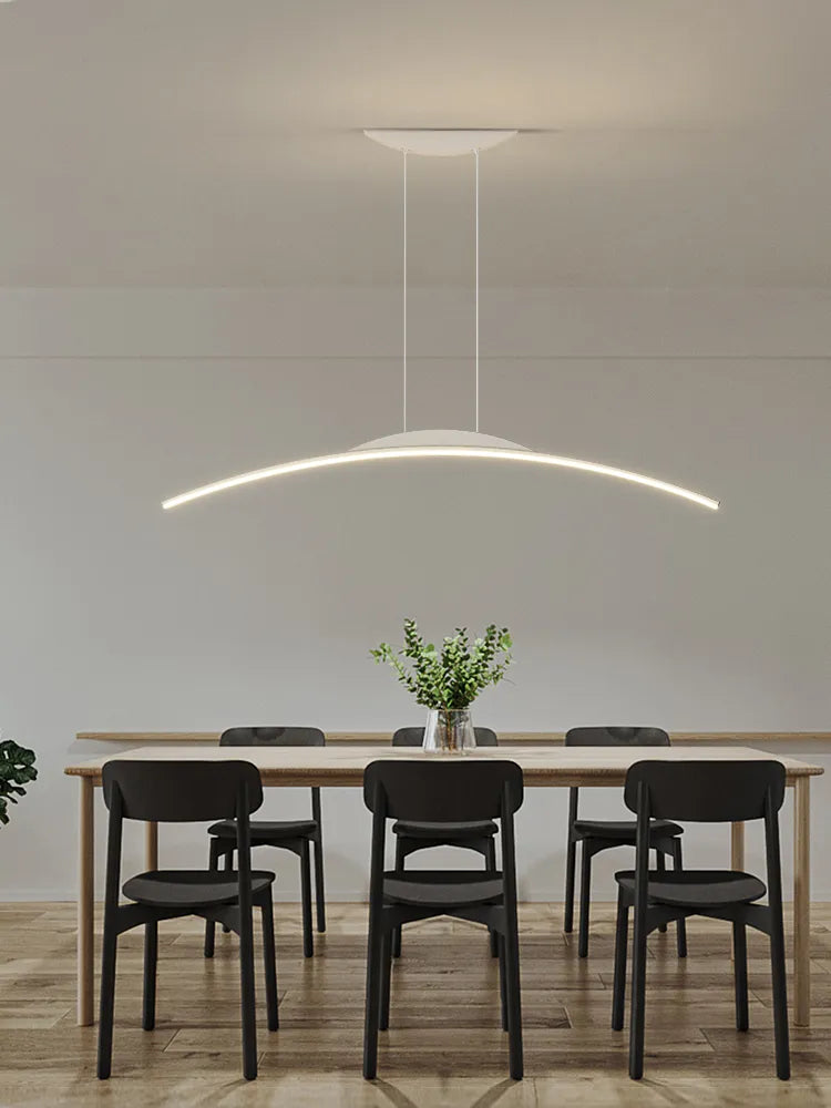 Lustre nórdico moderno, iluminação suspensa simples, escritório, cafeteria, bar