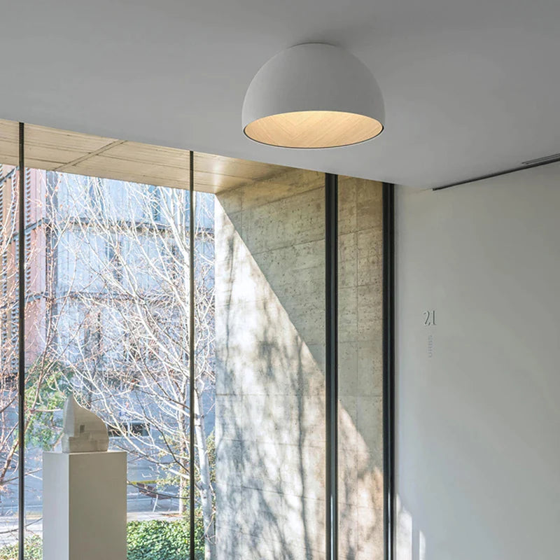 Luz de teto LED redonda estilo nórdico moderna e simples decorativa