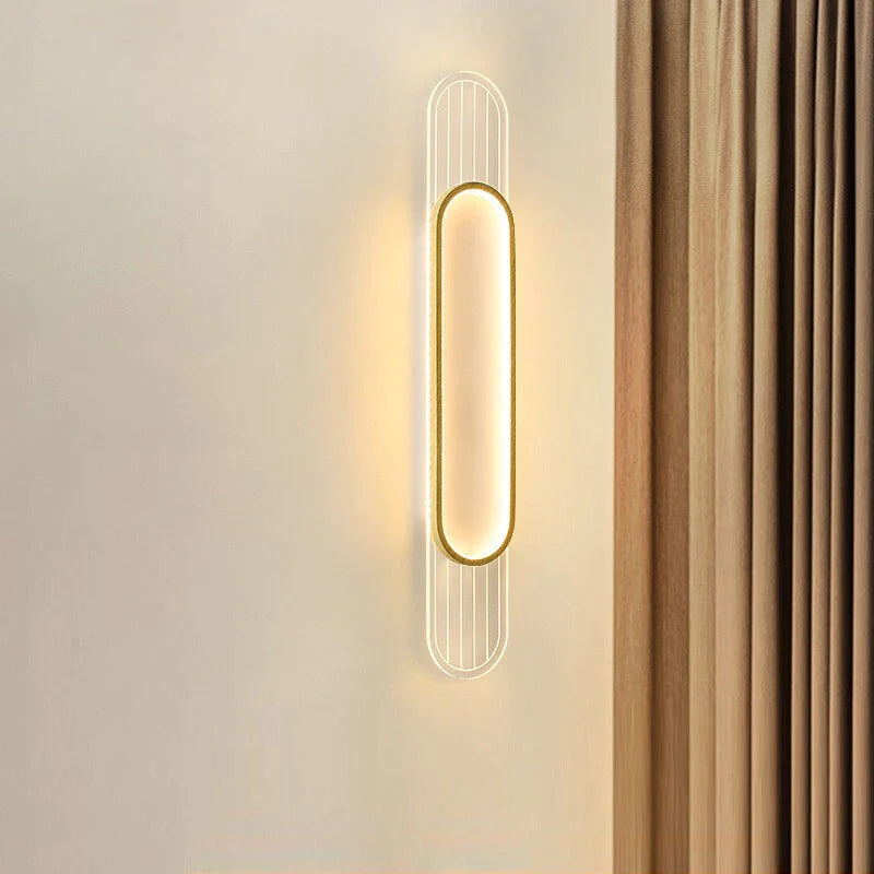 lâmpada led luminária de parede moderno luxo tira