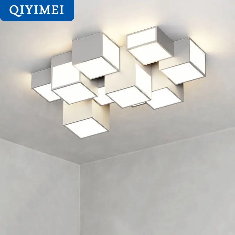 Lustre LED minimalista para iluminação interior da cozinha