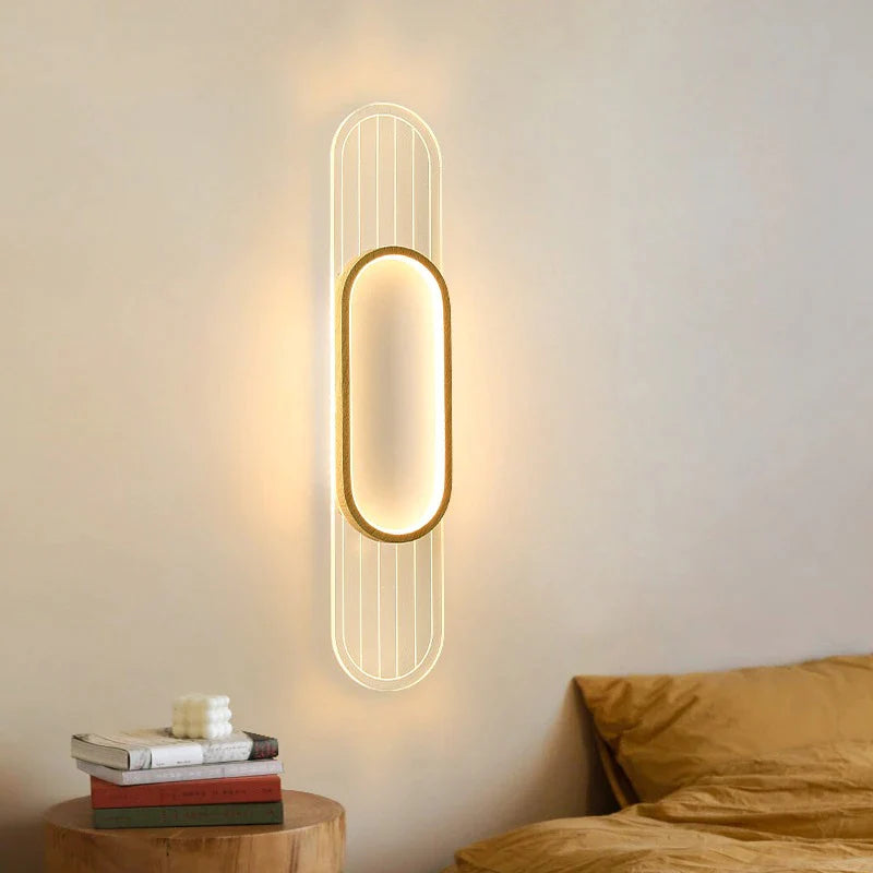 lâmpada led luminária de parede moderno luxo tira