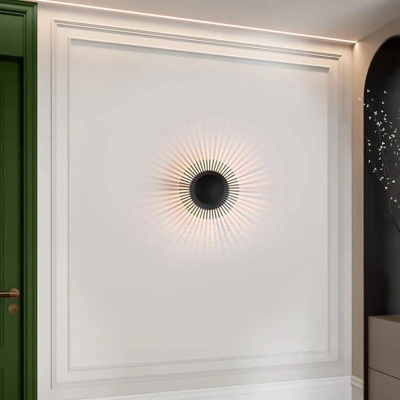 luz de parede led decorativa moderna para interior