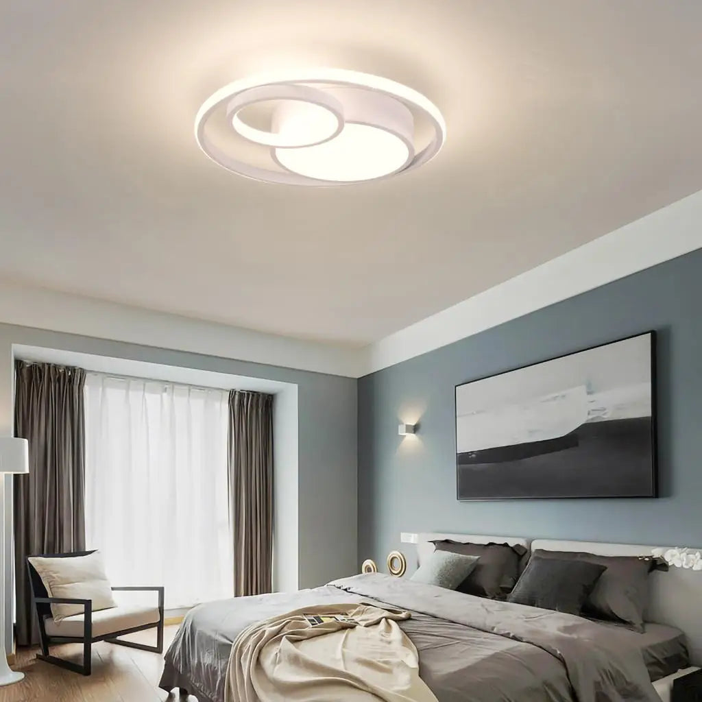 Luz de teto LED moderna 3 cores para casa
