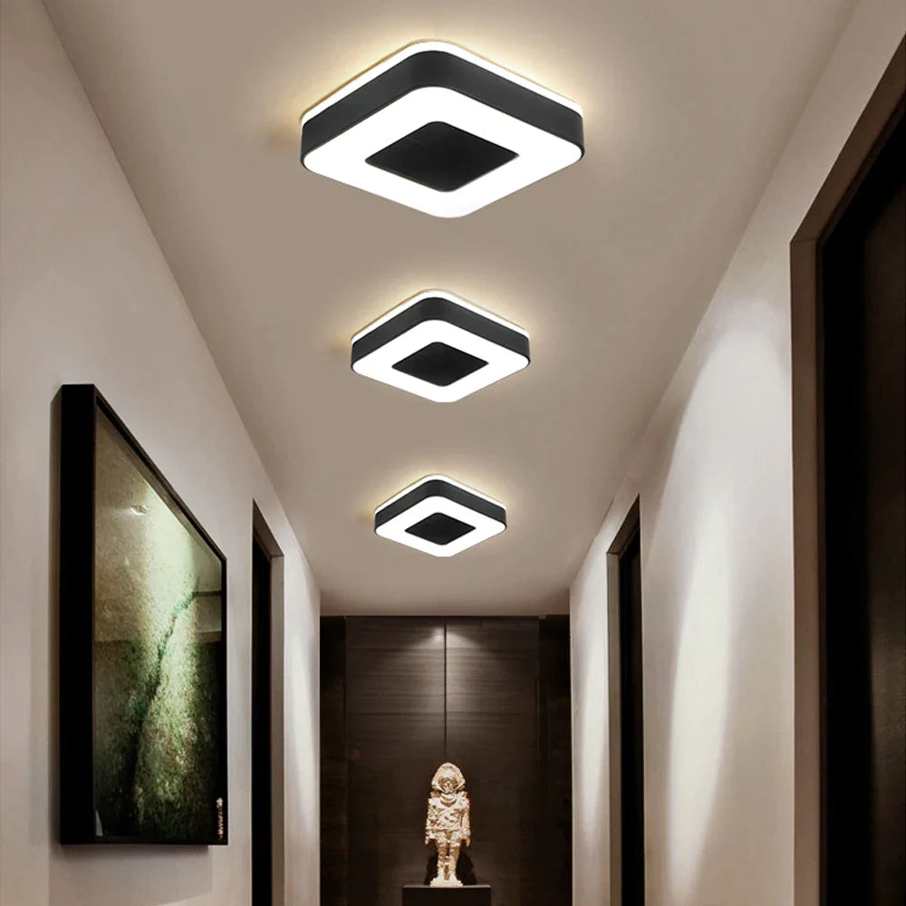 Moderno led luz de teto corredor superfície interior decorativo quarto sala estar corredor varanda