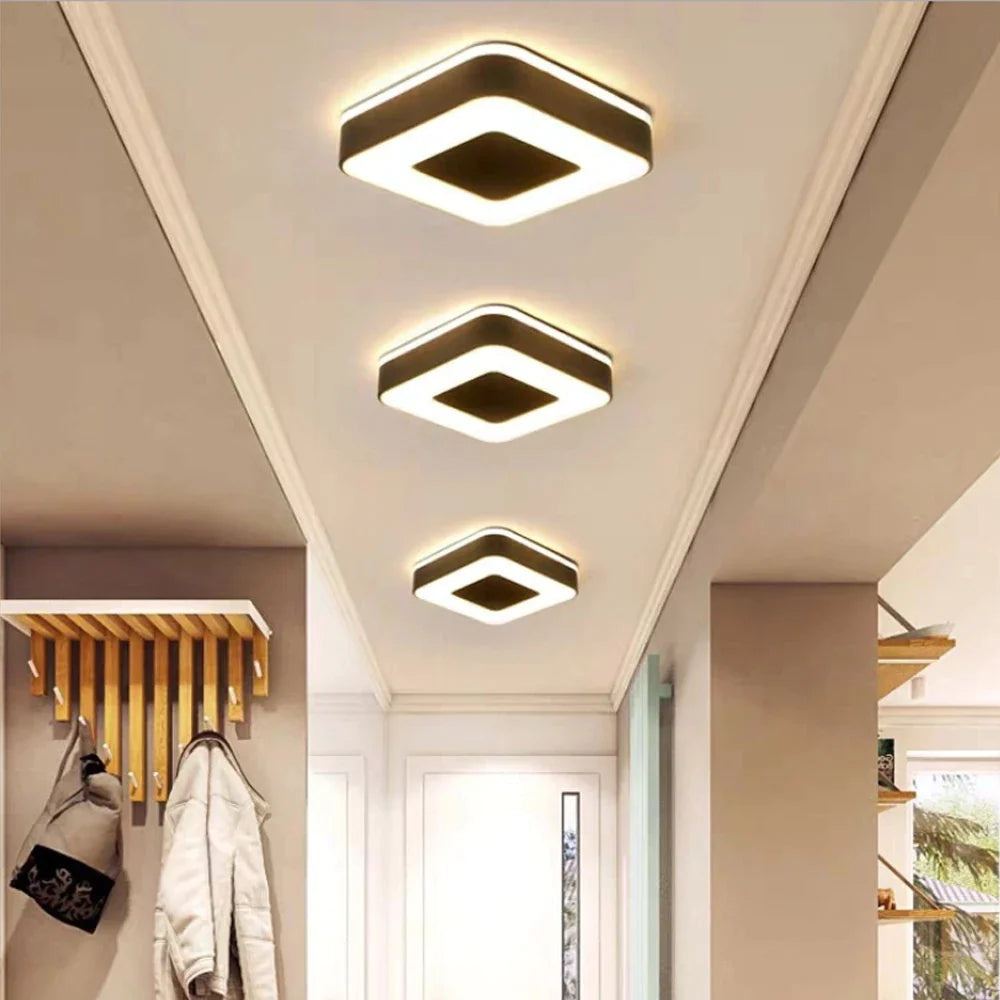 Moderno led luz de teto corredor superfície interior decorativo quarto sala estar corredor varanda
