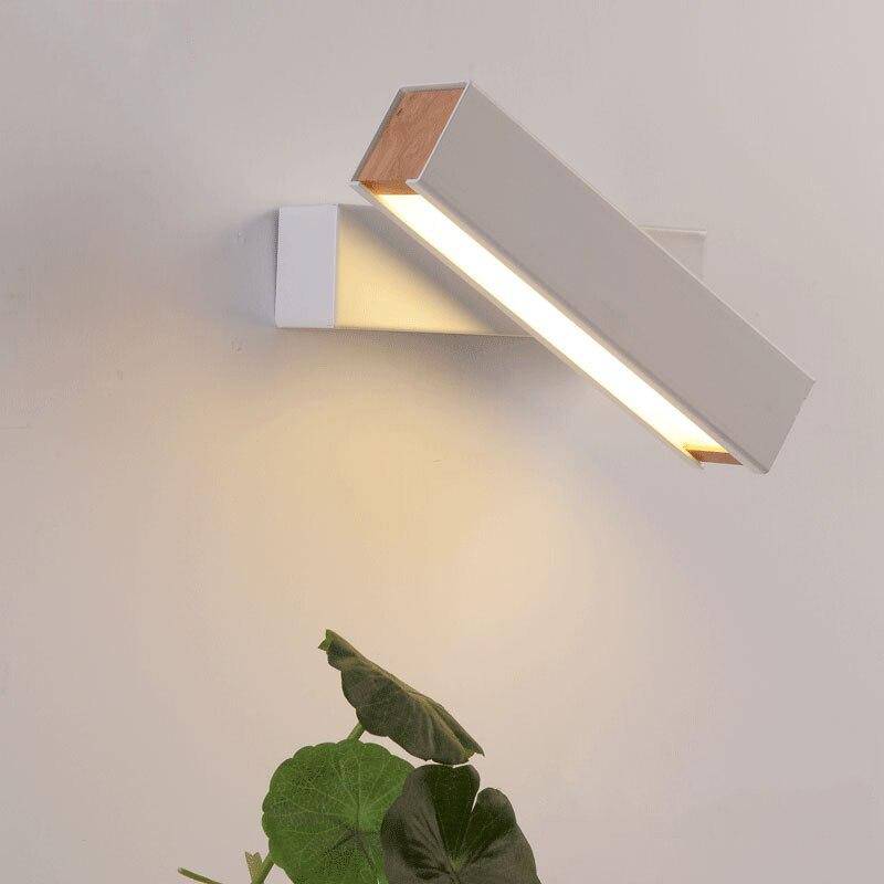 Aplique LED retangular de design em alumínio ajustável Square