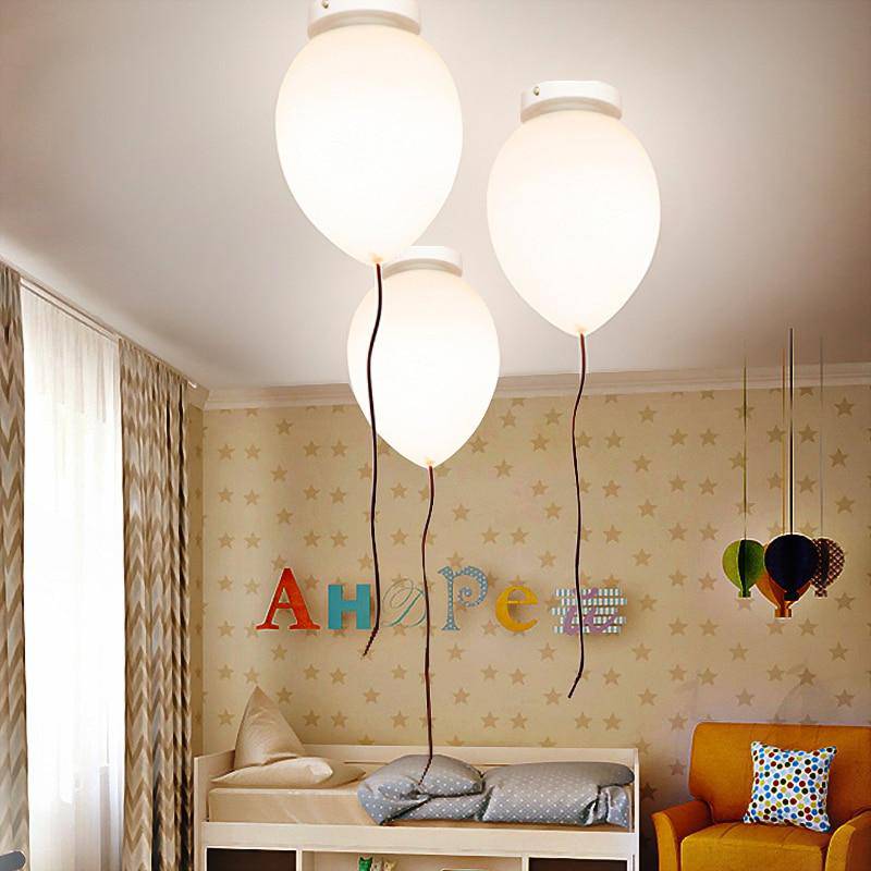 Plafon LED em forma de balão infantil Moderno