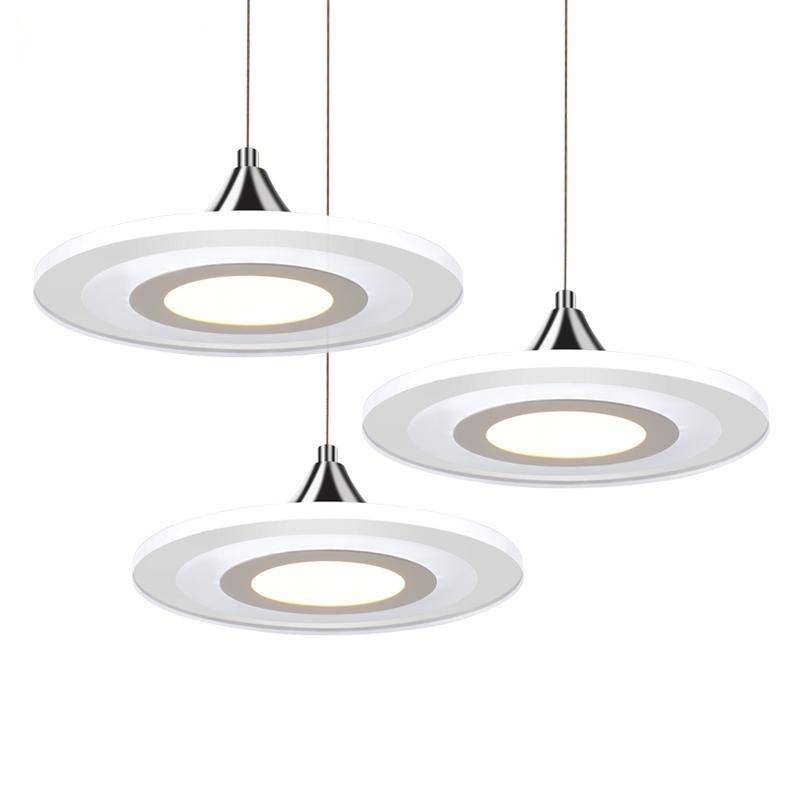 Luminária pendente LED redonda de design