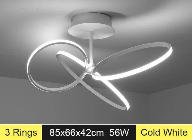 Plafon LED de design com aros