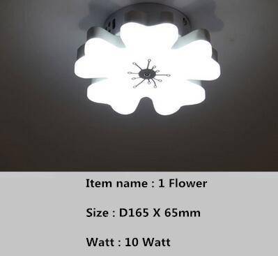 Plafon LED em forma de flores