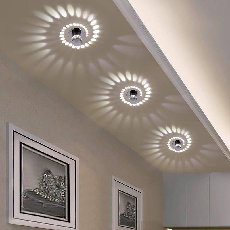 Aplique LED de teto ou parede Gallery com efeito colorido