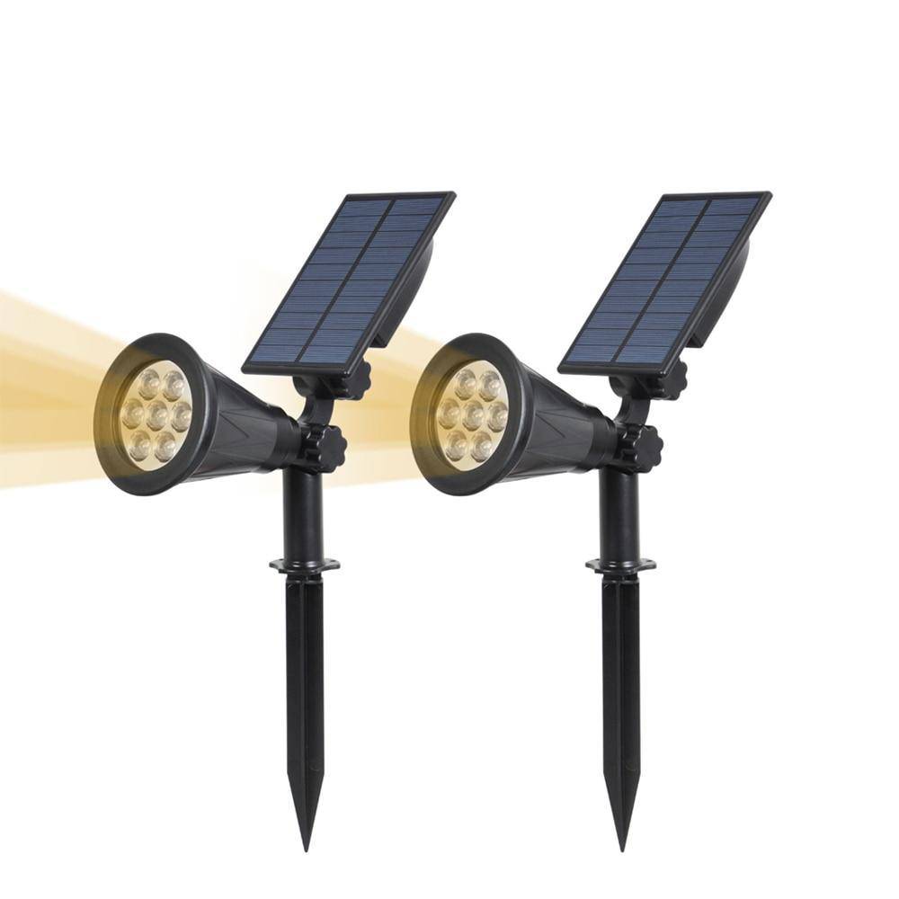 Refletor dirigível LED solar para exterior (conjunto de 2)