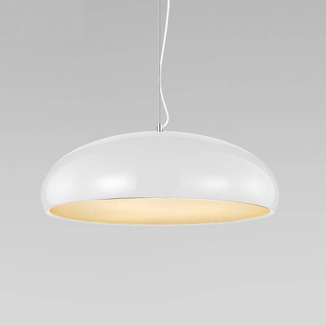 Luminária pendente LED de design moderno em alumínio bouel oval