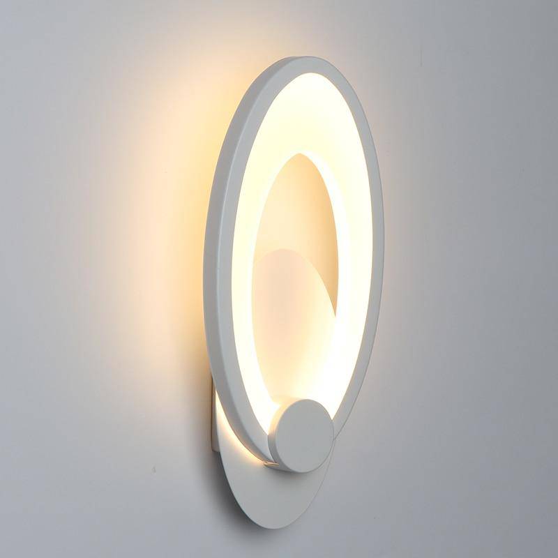Aplique LED oval para ambiente