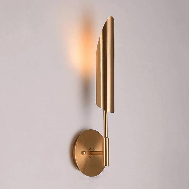 Arandela tubular LED de design Bronze