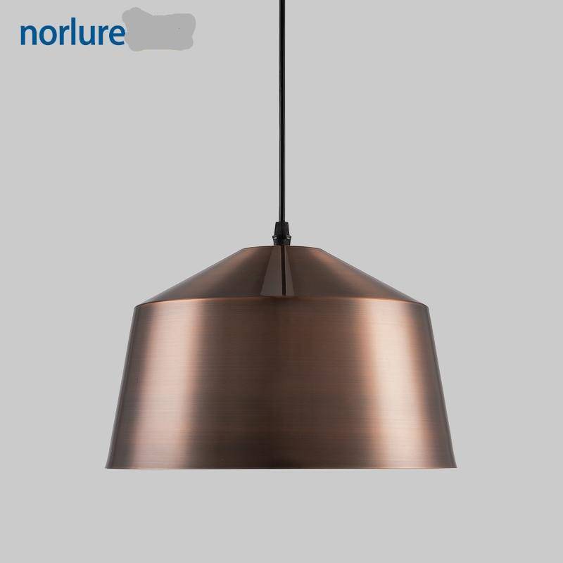 Luminária pendente LED estilo loft estilo cobre