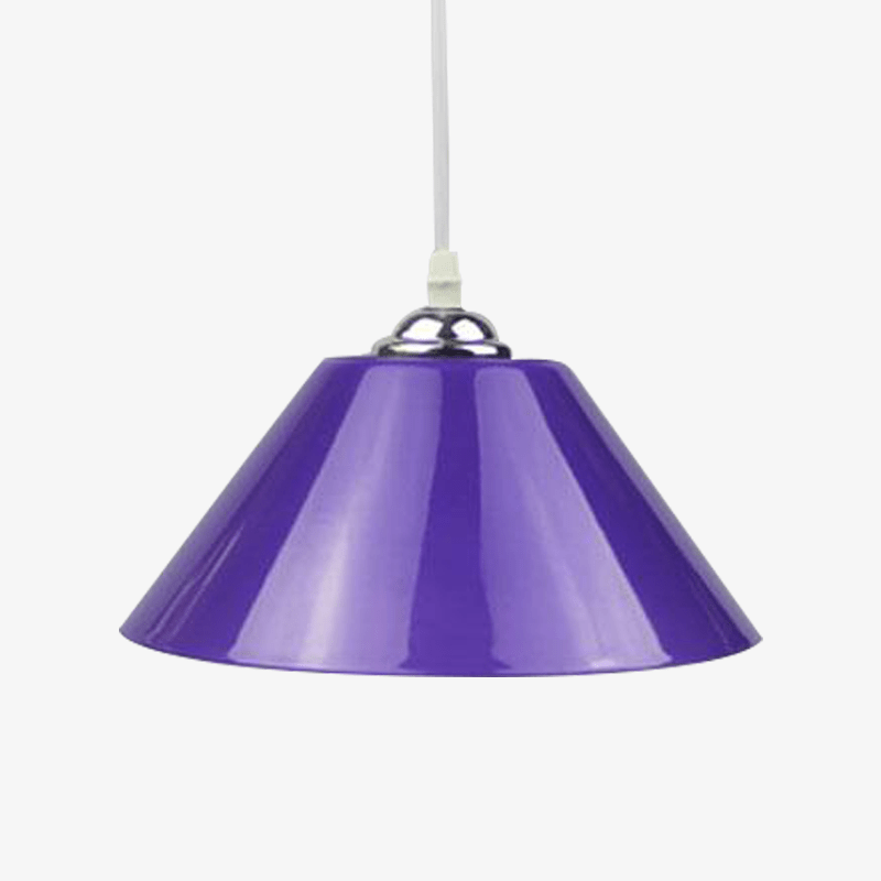 Luminária pendente de plástico colorida moderna